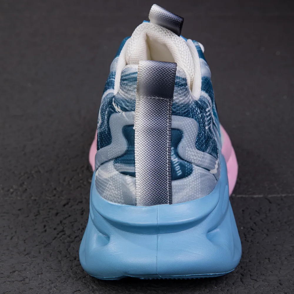 Men's Lightweight Mesh Running Trainers with Cushioned Sole