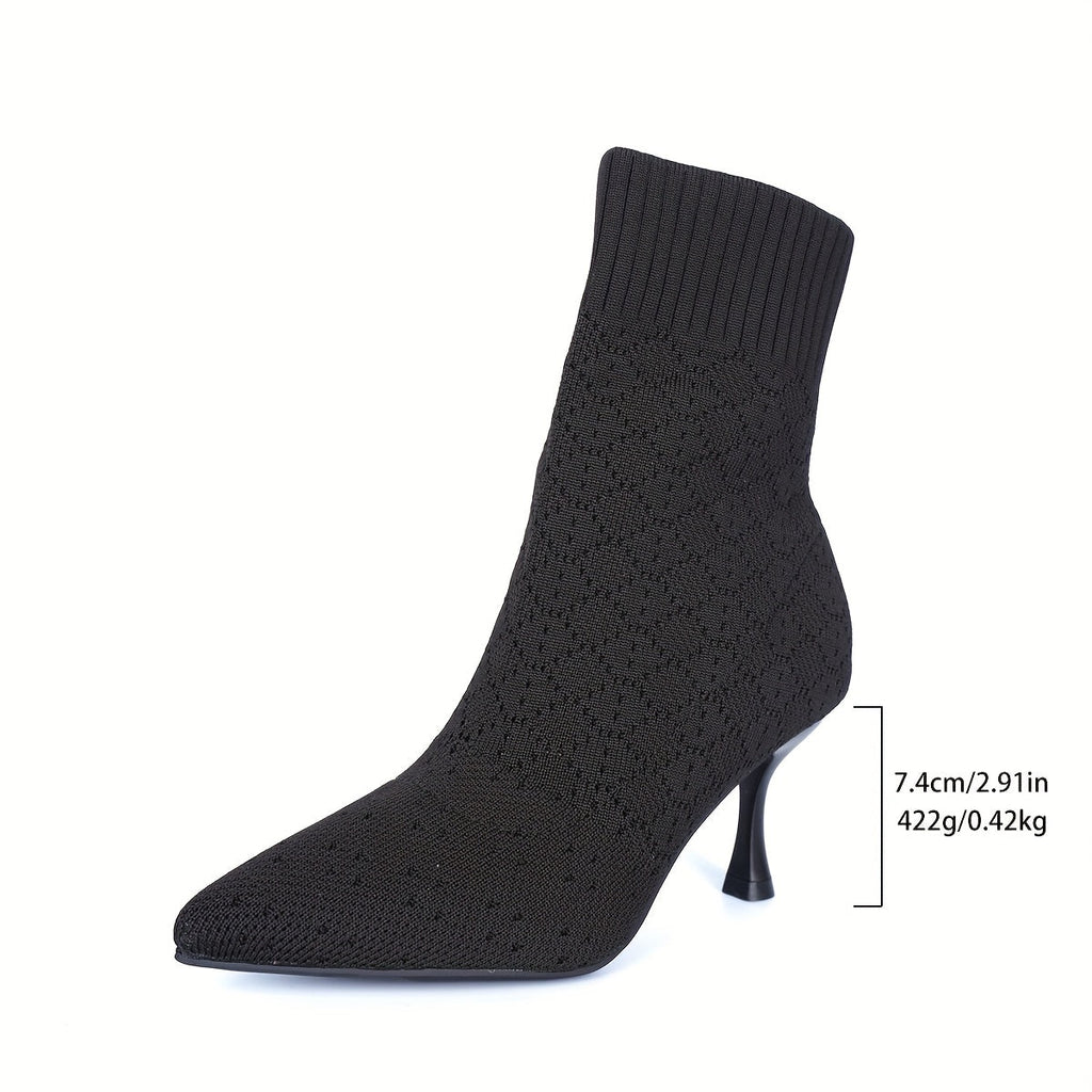 Women's Stretch Pointed-Toe Ankle Boots
