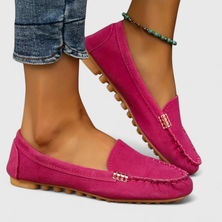 Women's Metal Accent Orthopedic Loafers