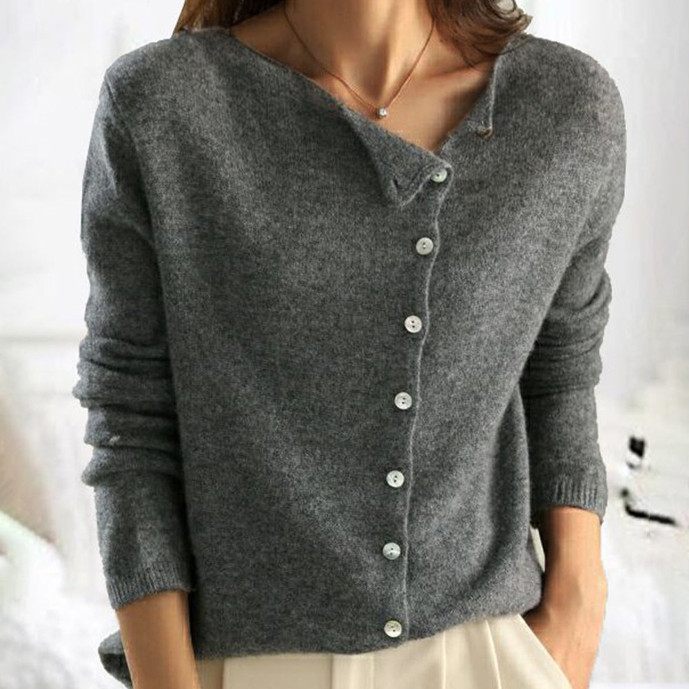 Women’s Button-Down V-Neck Cardigan