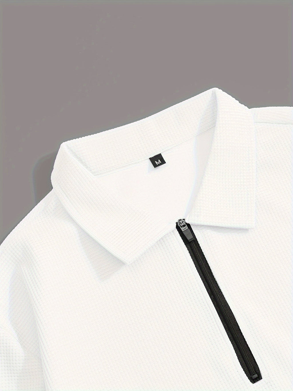 Men's Relaxed Textured Two-Piece Set