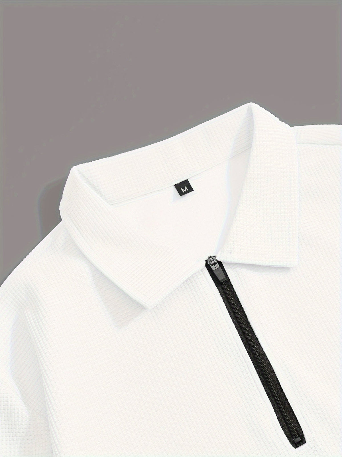 Men's Relaxed Textured Two-Piece Set