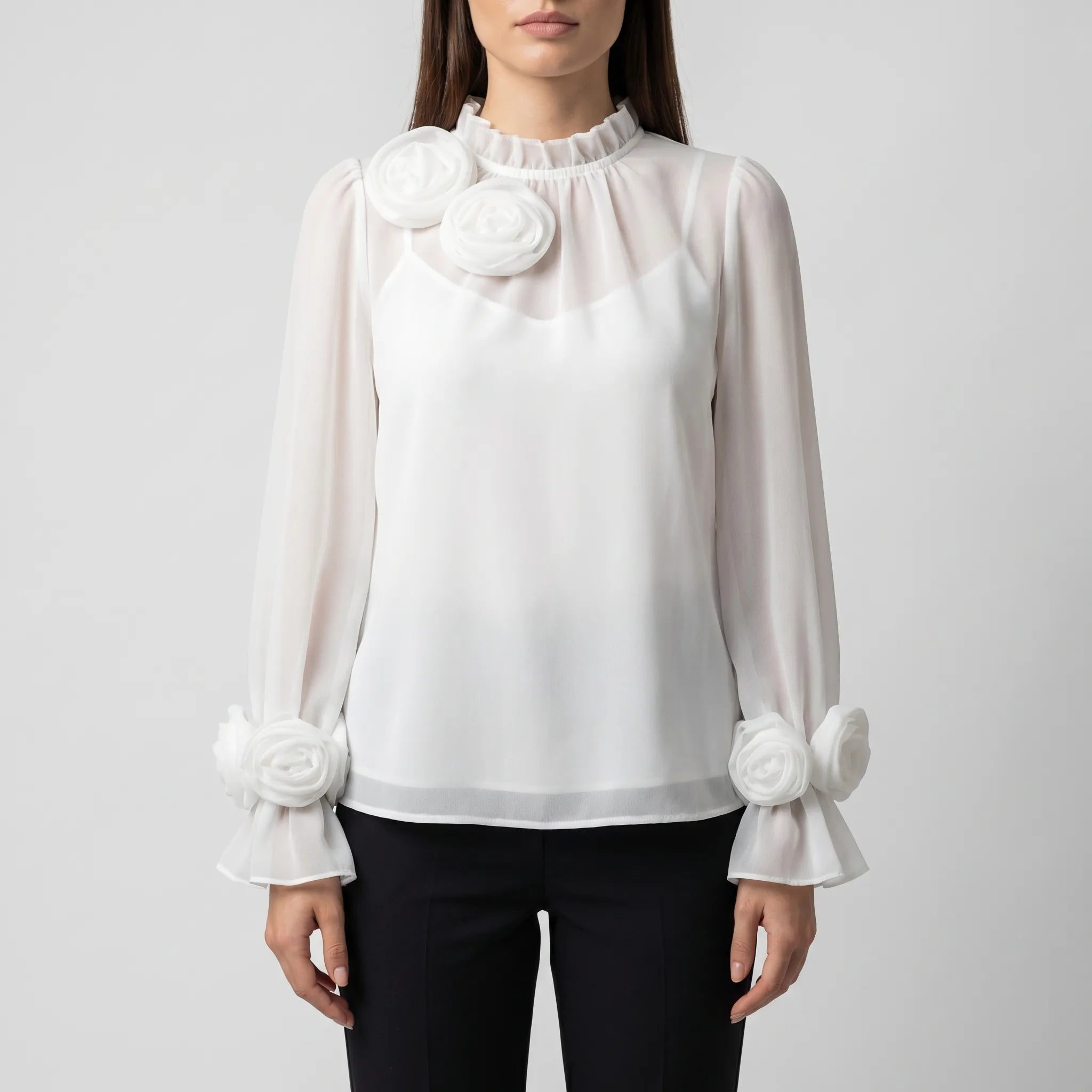 3D Rose Blouse