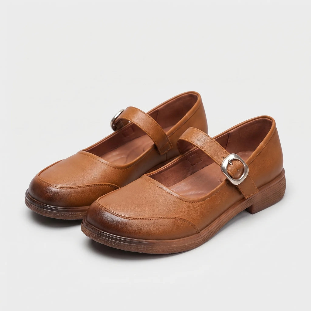 Round Toe Mary Jane Shoes