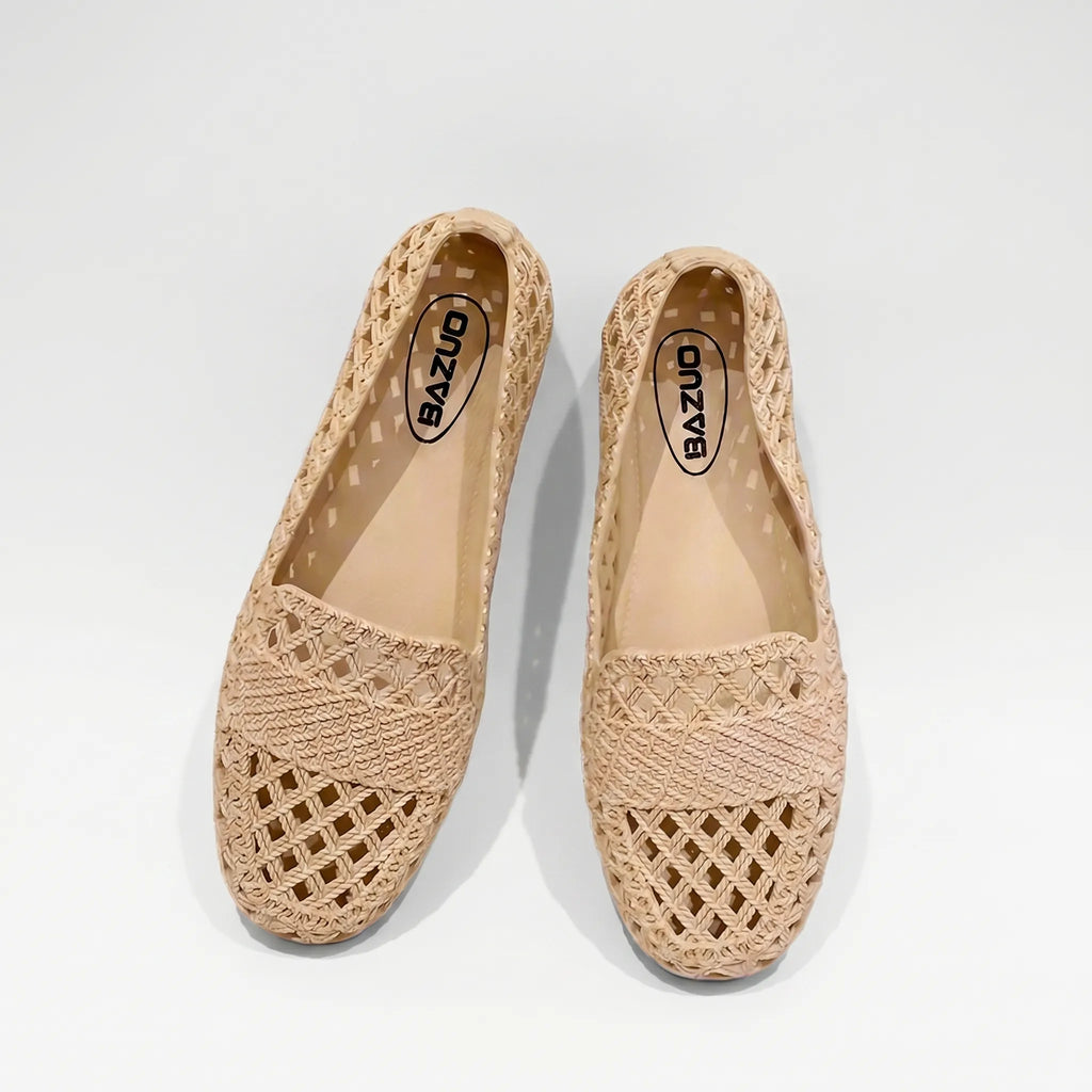 Woven Cutout Flats