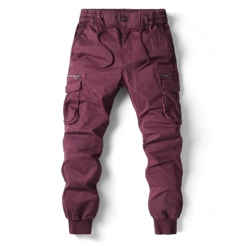 Men's Multi Pocket Utility Cargo Joggers