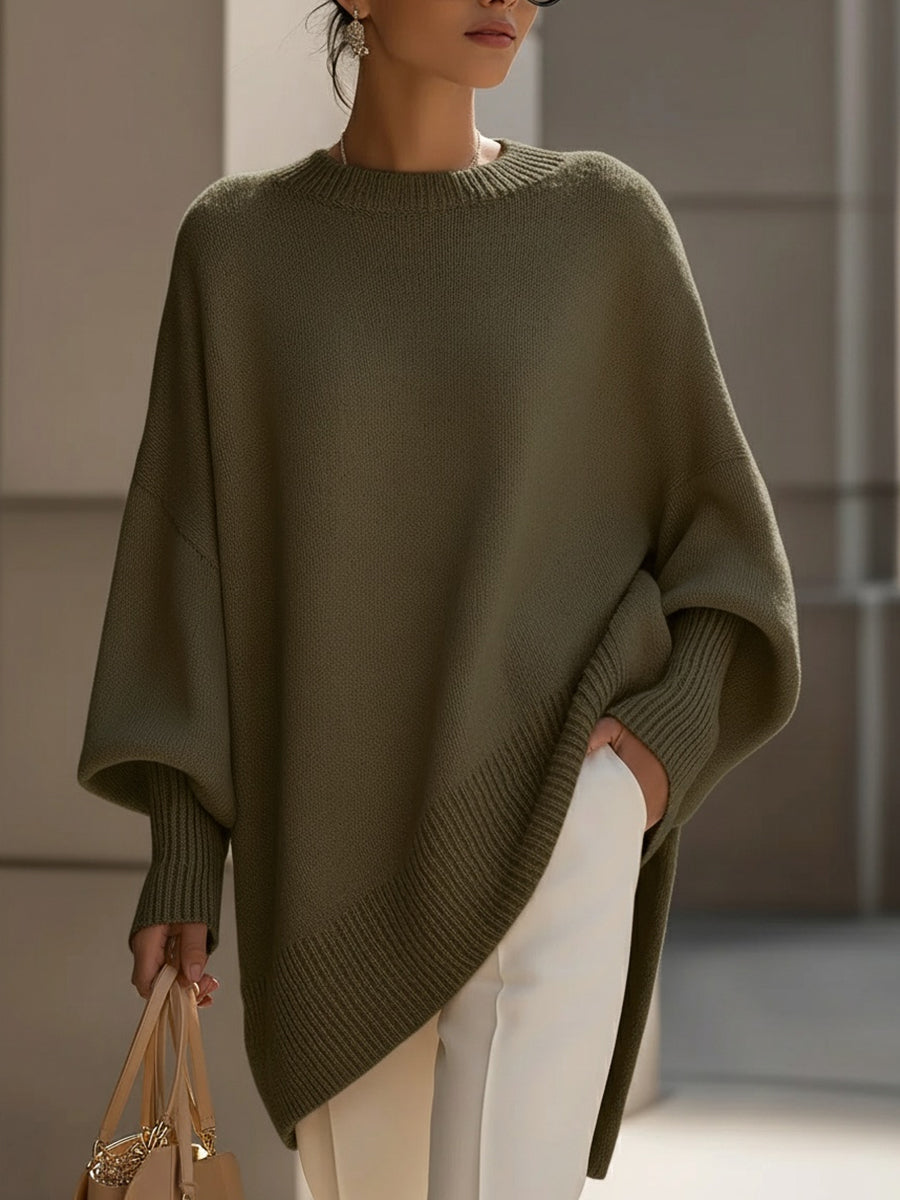 Women's Oversized Wool-Blend Sweater