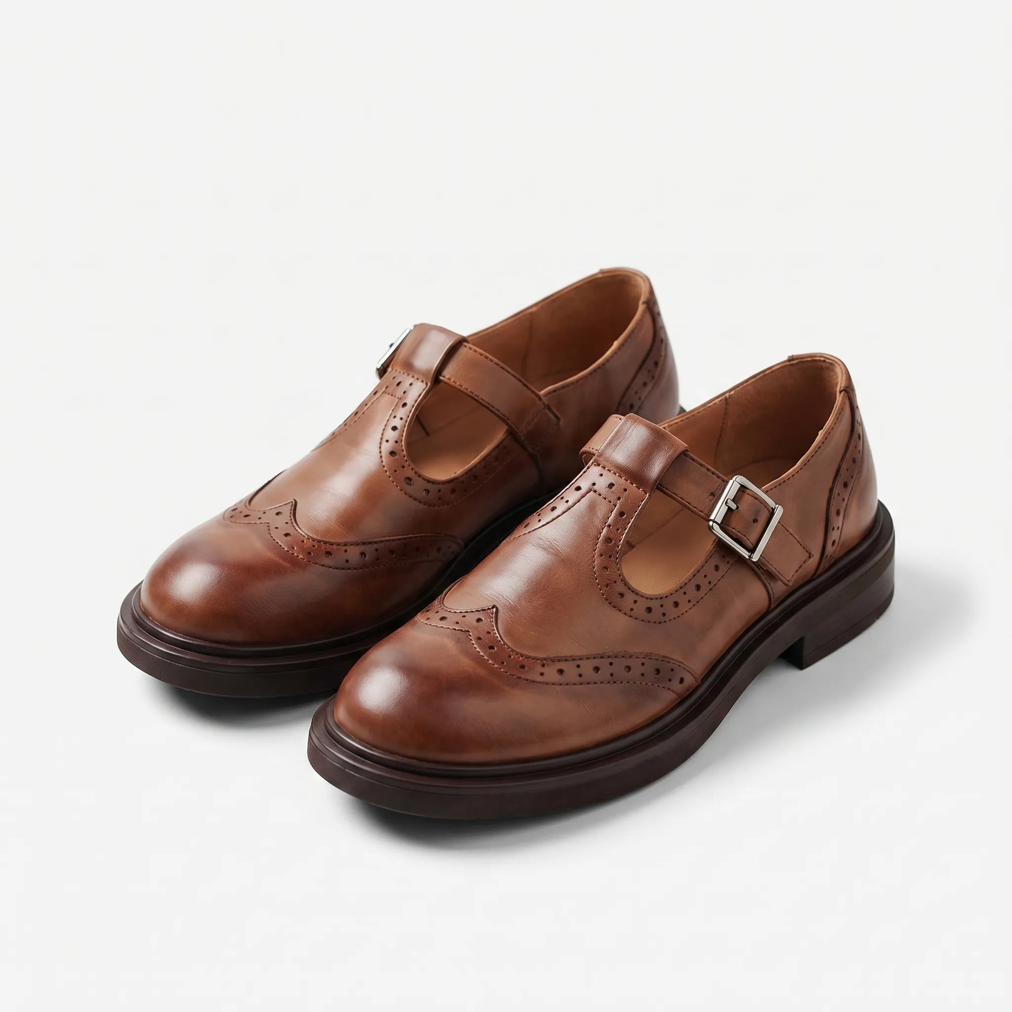 Brogue Mary Jane Shoes