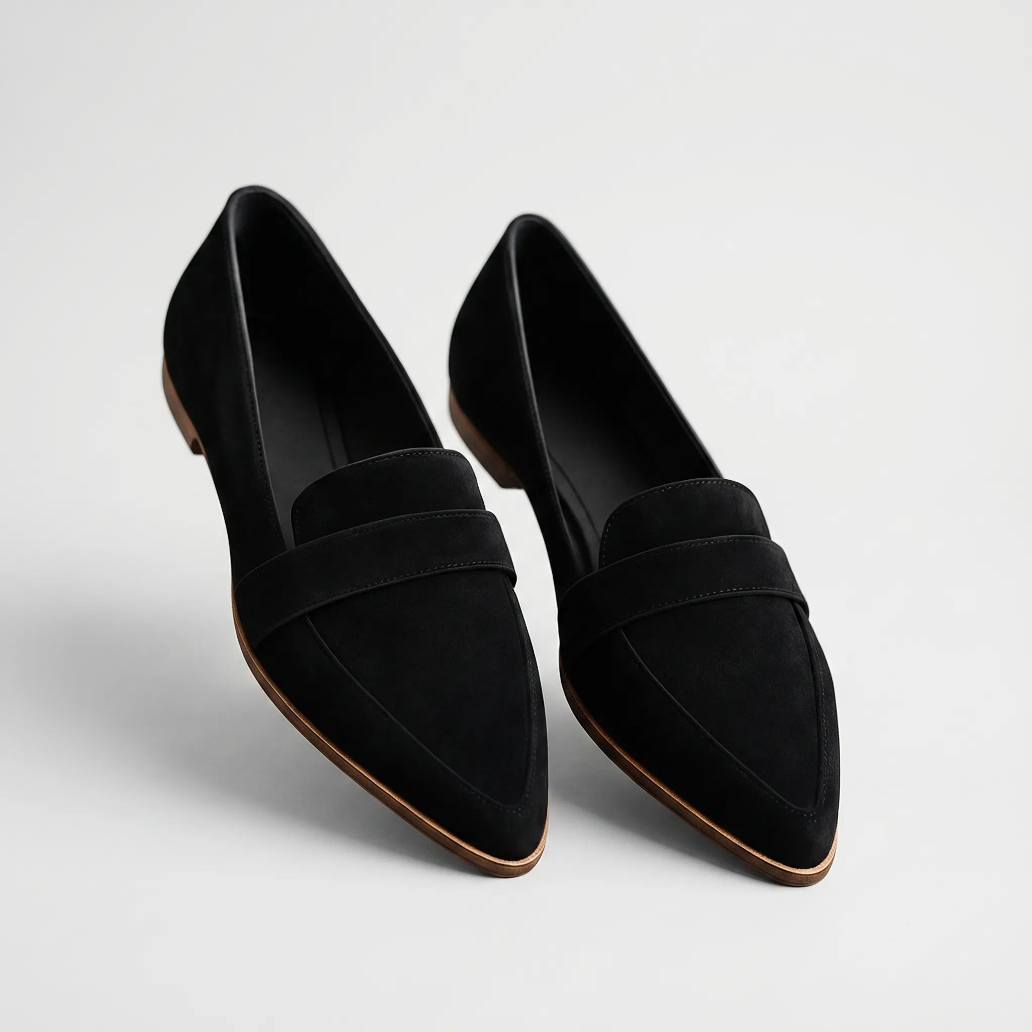Pointed Toe Work Loafers