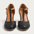 T Strap Block Heels