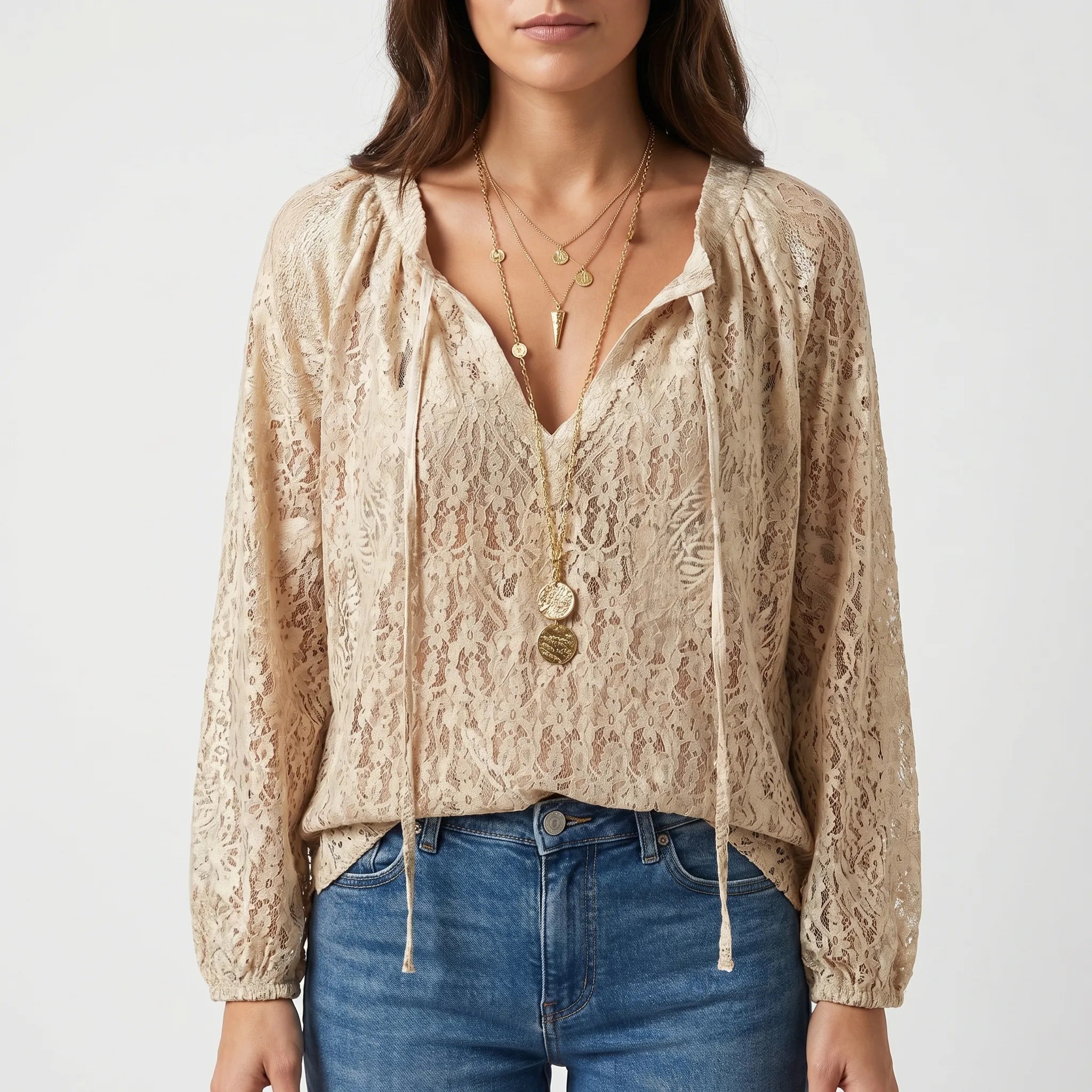 Boho Lace Blouse