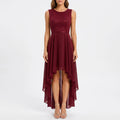 Fit and Flare High-Low Dress