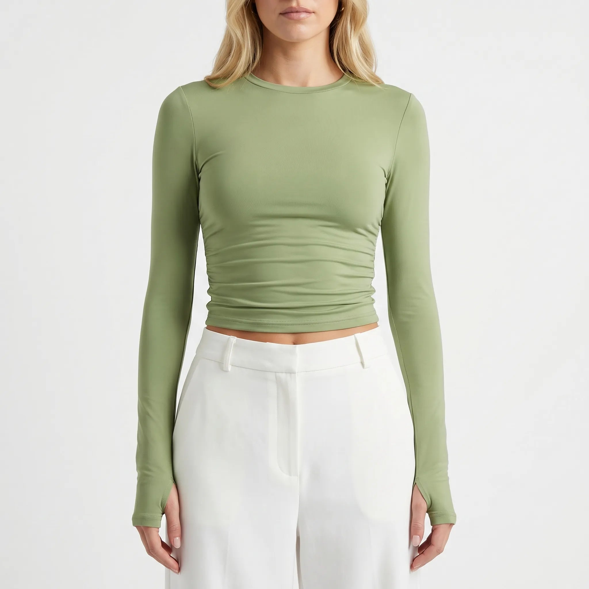 Long Sleeve Crop Top