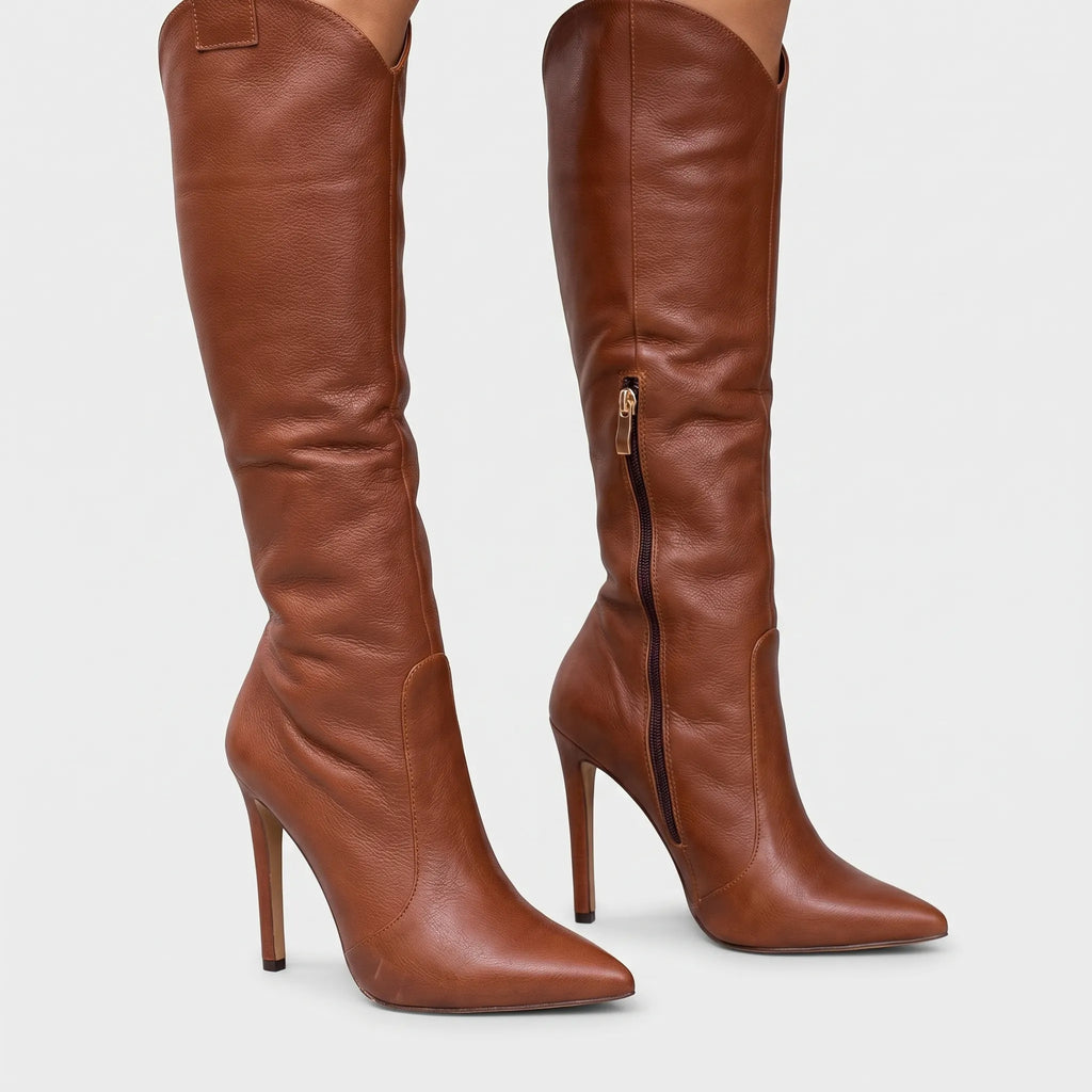 Stiletto Knee High Boots