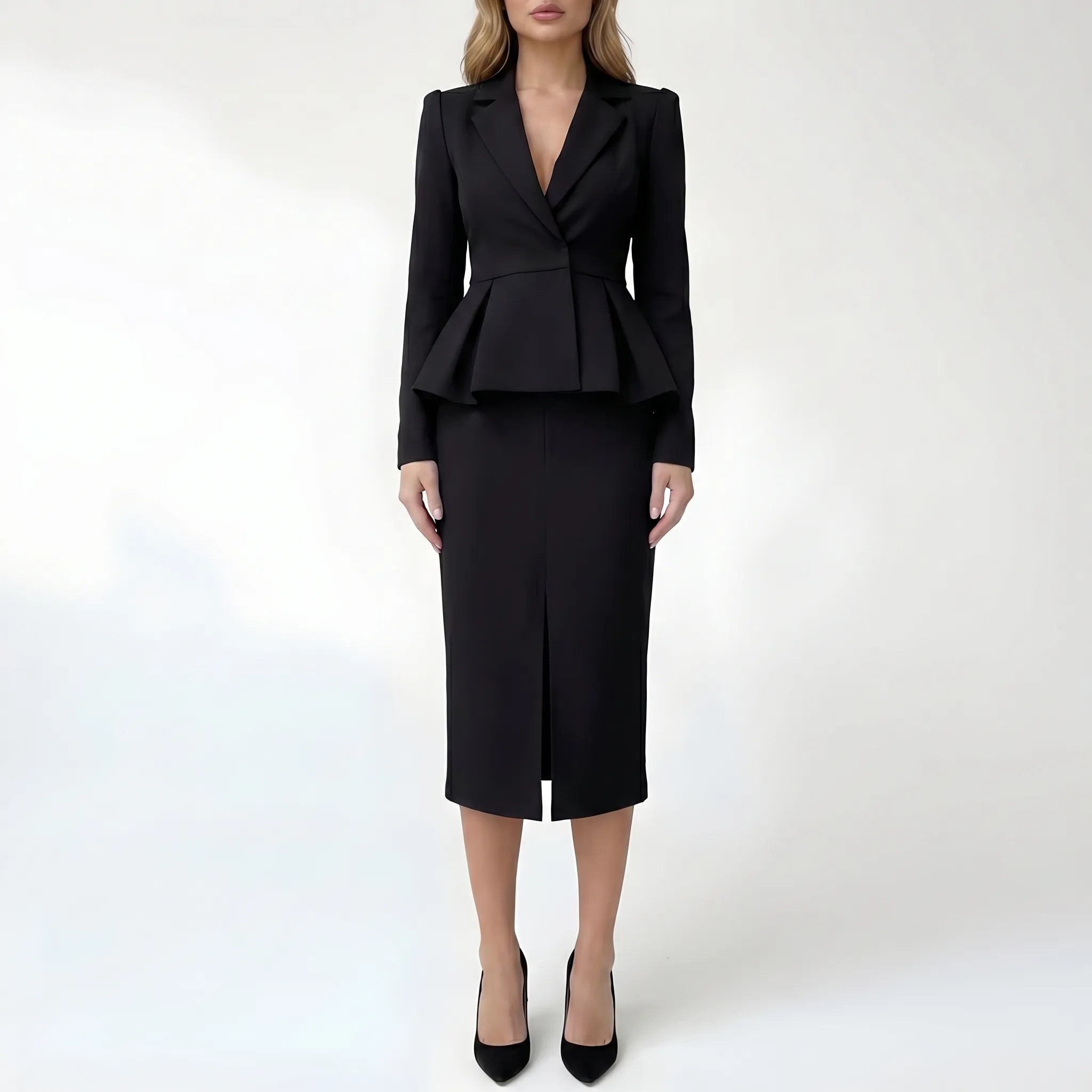 Women's Blazer and Skirt Set