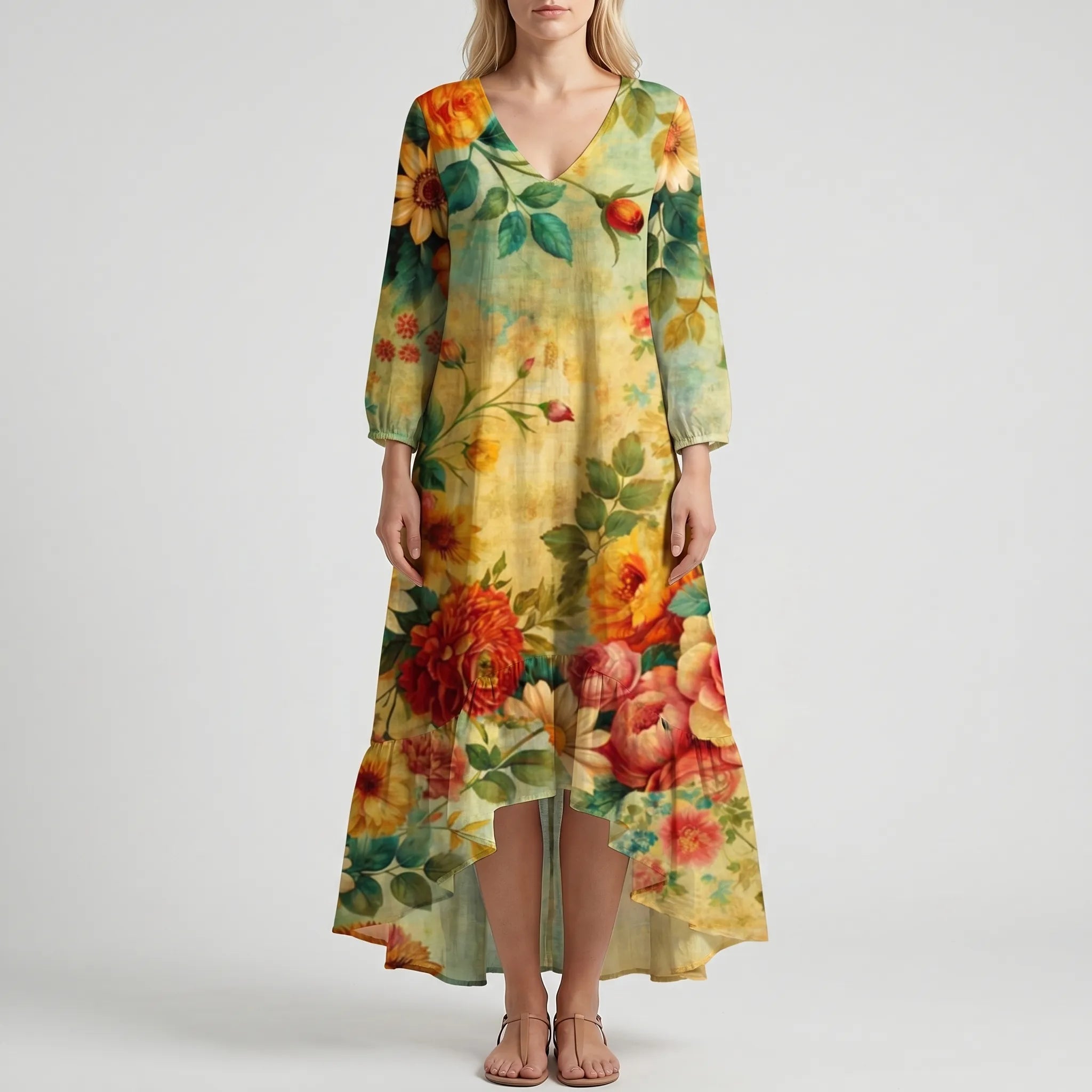 Floral Boho Maxi Dress