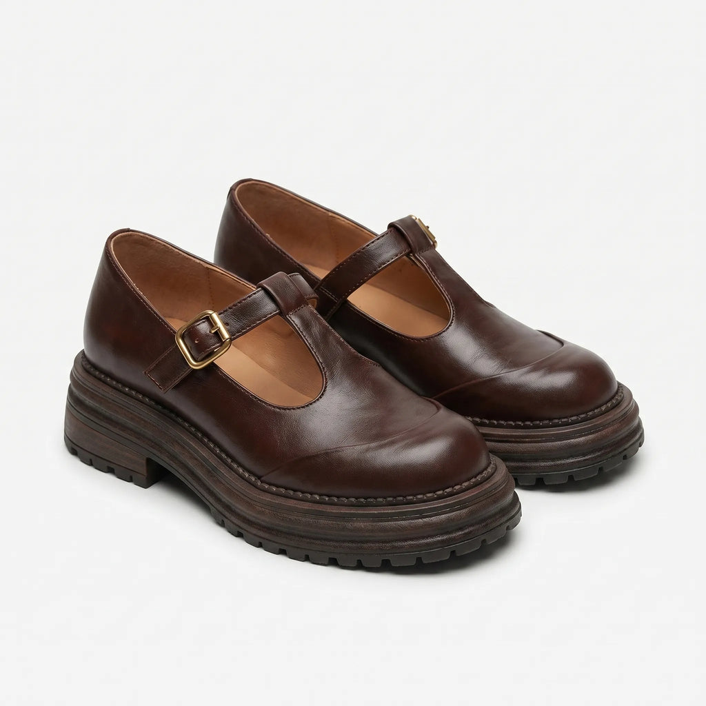 T-Strap Platform Mary Janes