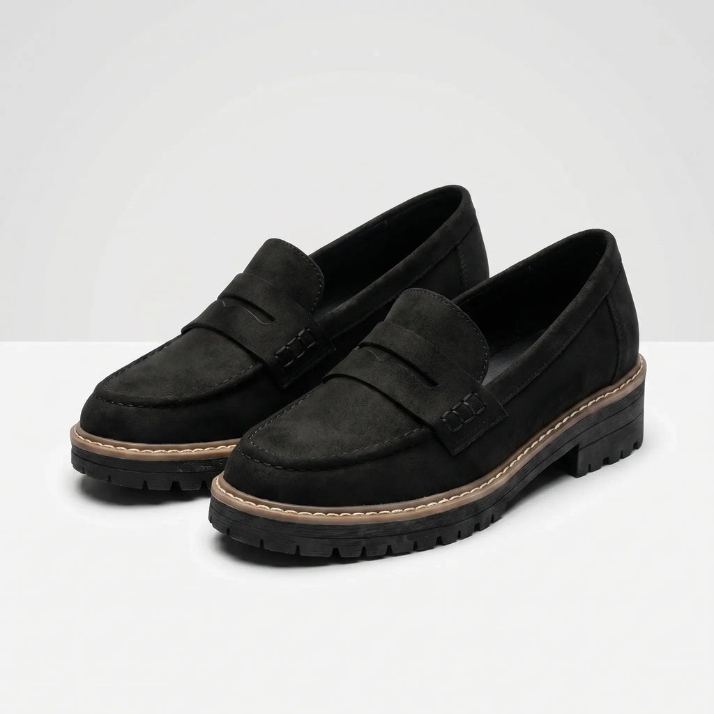 Chunky Sole Penny Loafers