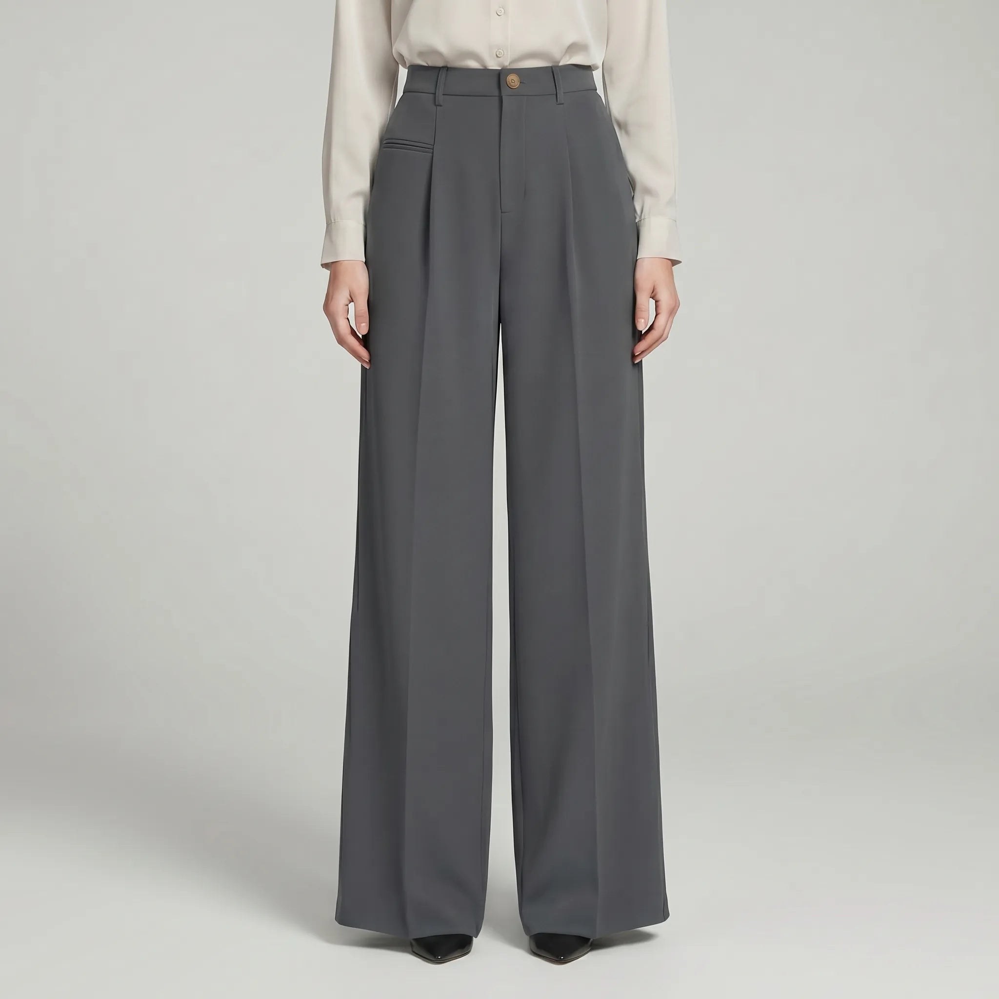 Women's Pleated Palazzo Pants Wide Leg