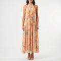 Floral Halter Maxi Dress