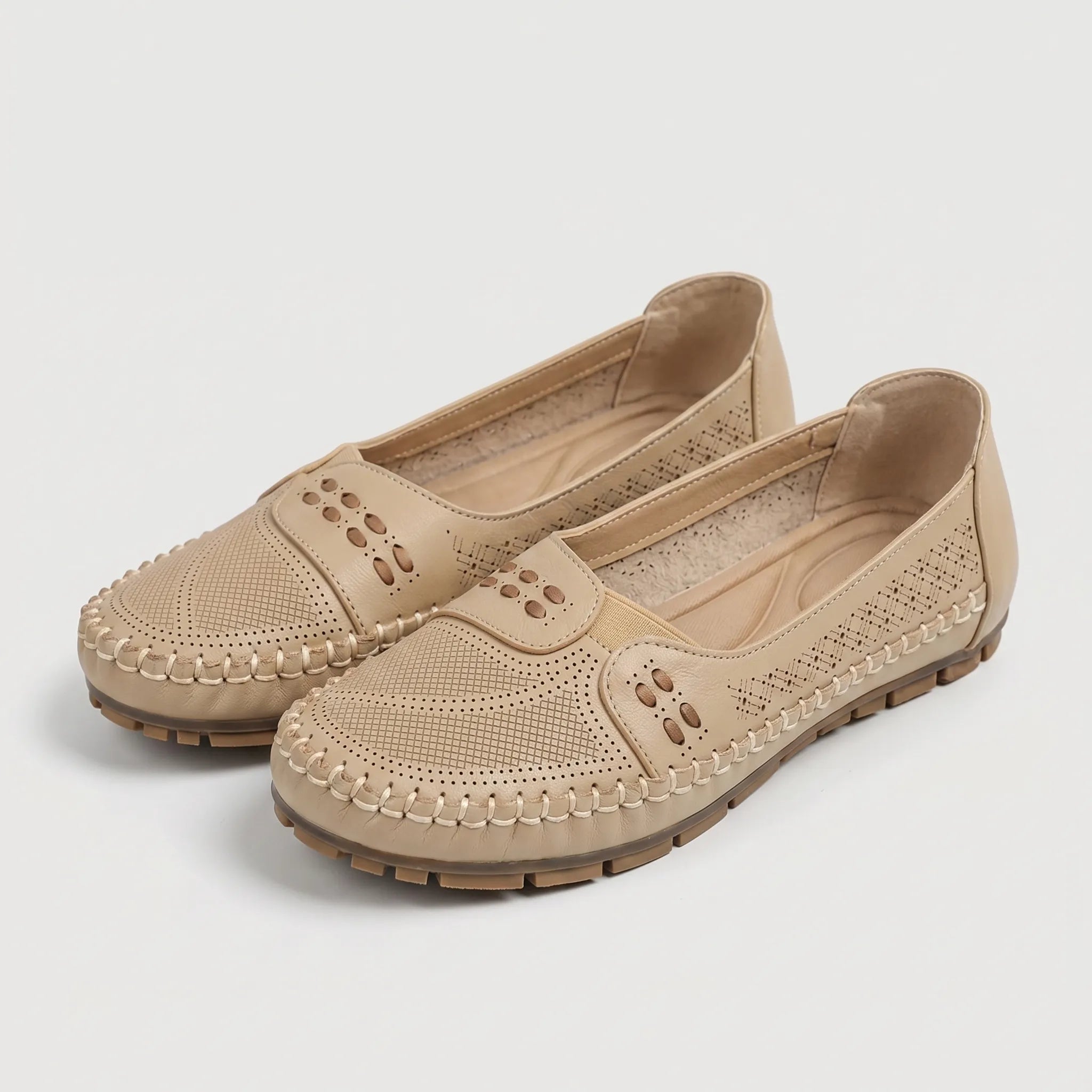 Cutout Moccasin Flats