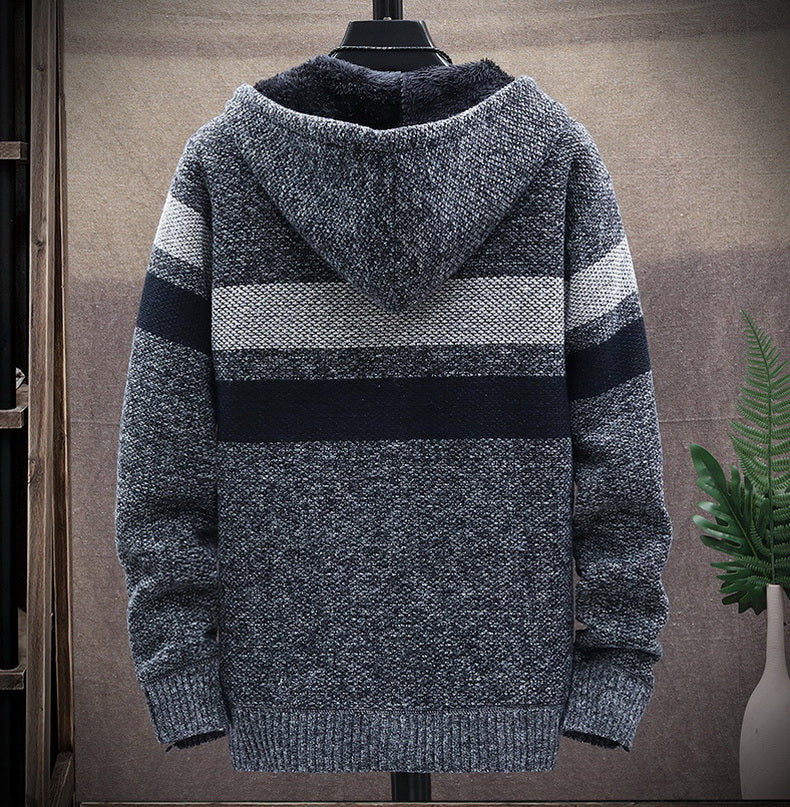 Men's Lightweight Longline Hooded Cardigan