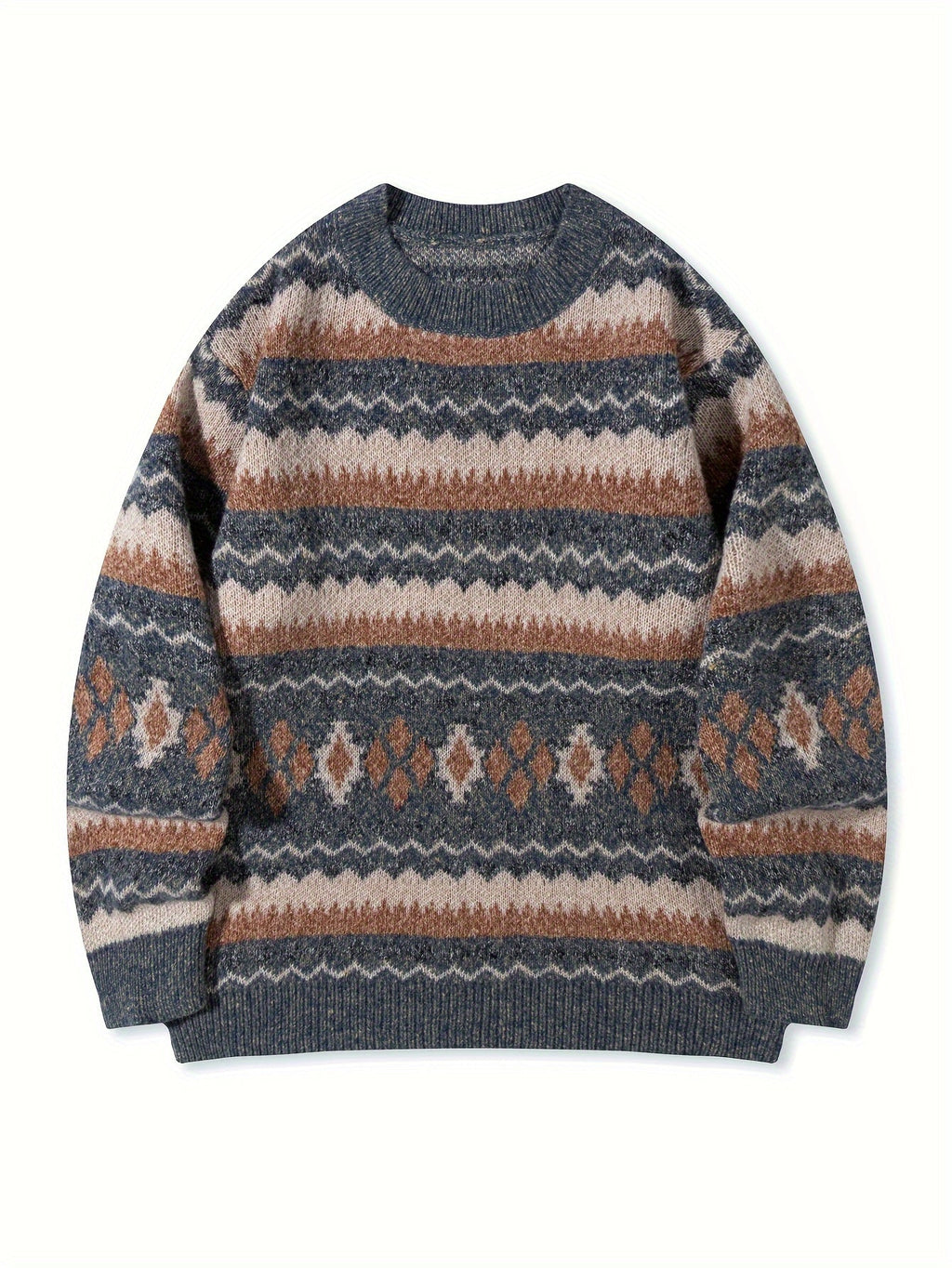 Women's Heritage Patterned Knit Crew Sweater