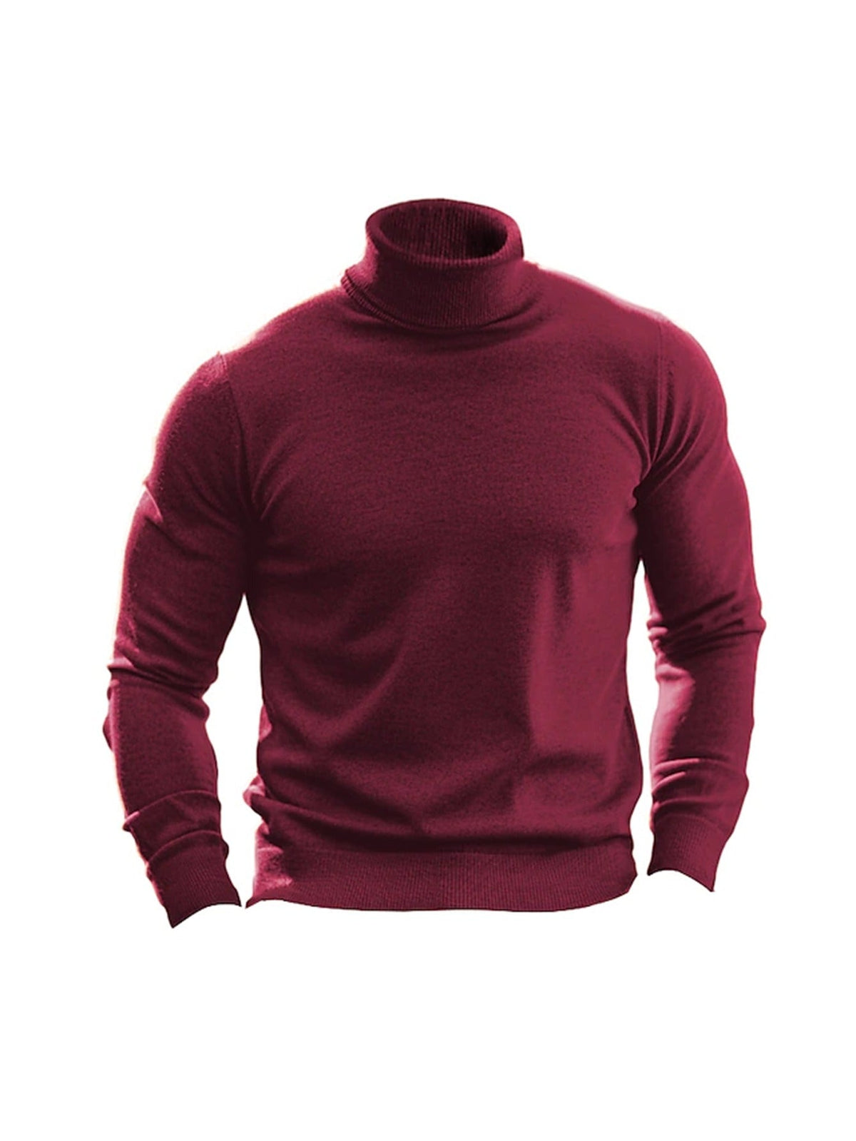 Men's High Neck Tailored Turtleneck Sweater