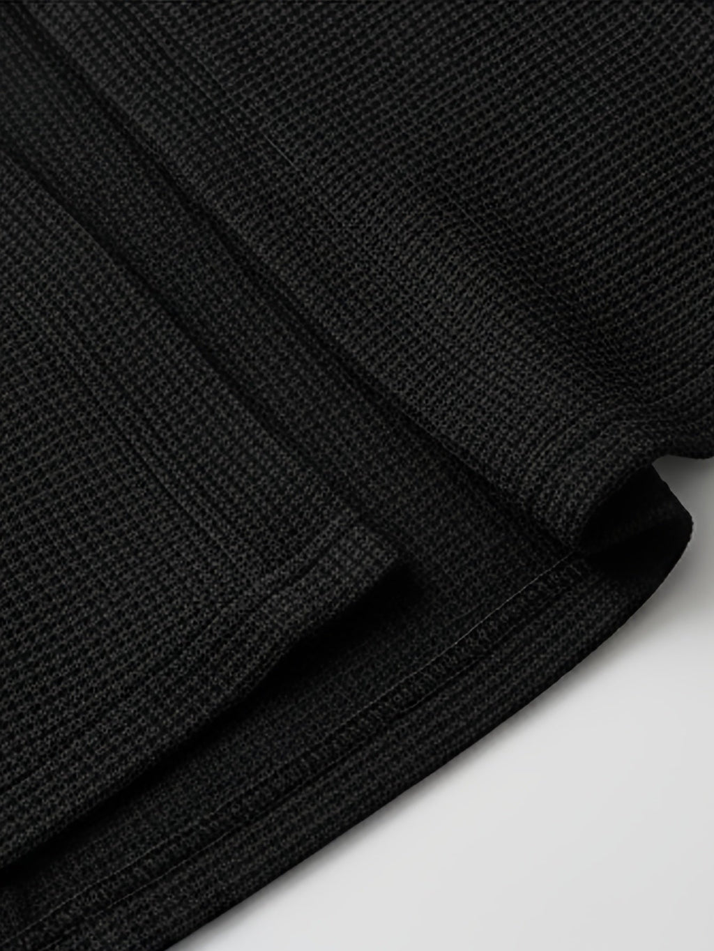 Men's Open-Front Textured Cardigan