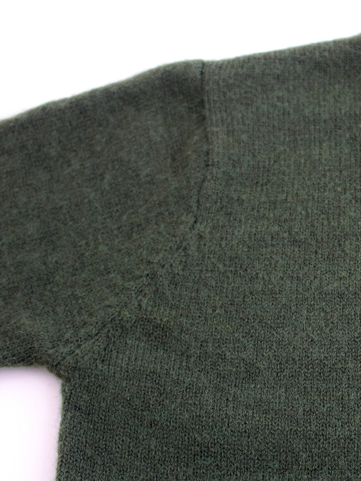 Women's Ribbed Round Neck Sweater with Striped Cuffs