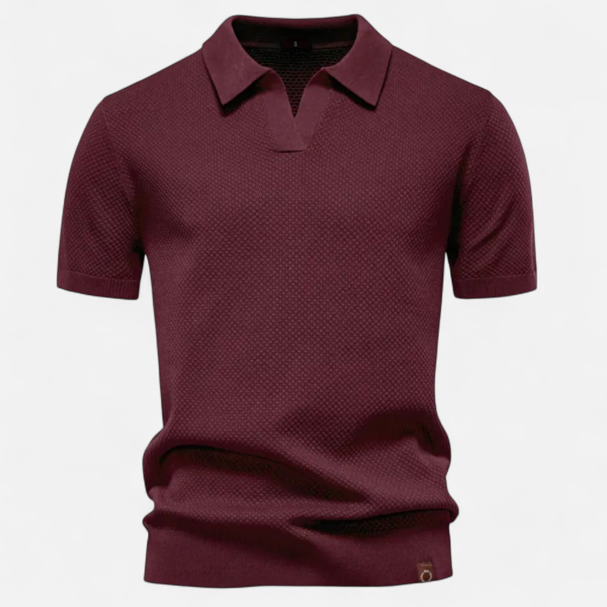 Men's Wool Pineapple Polo Shirt