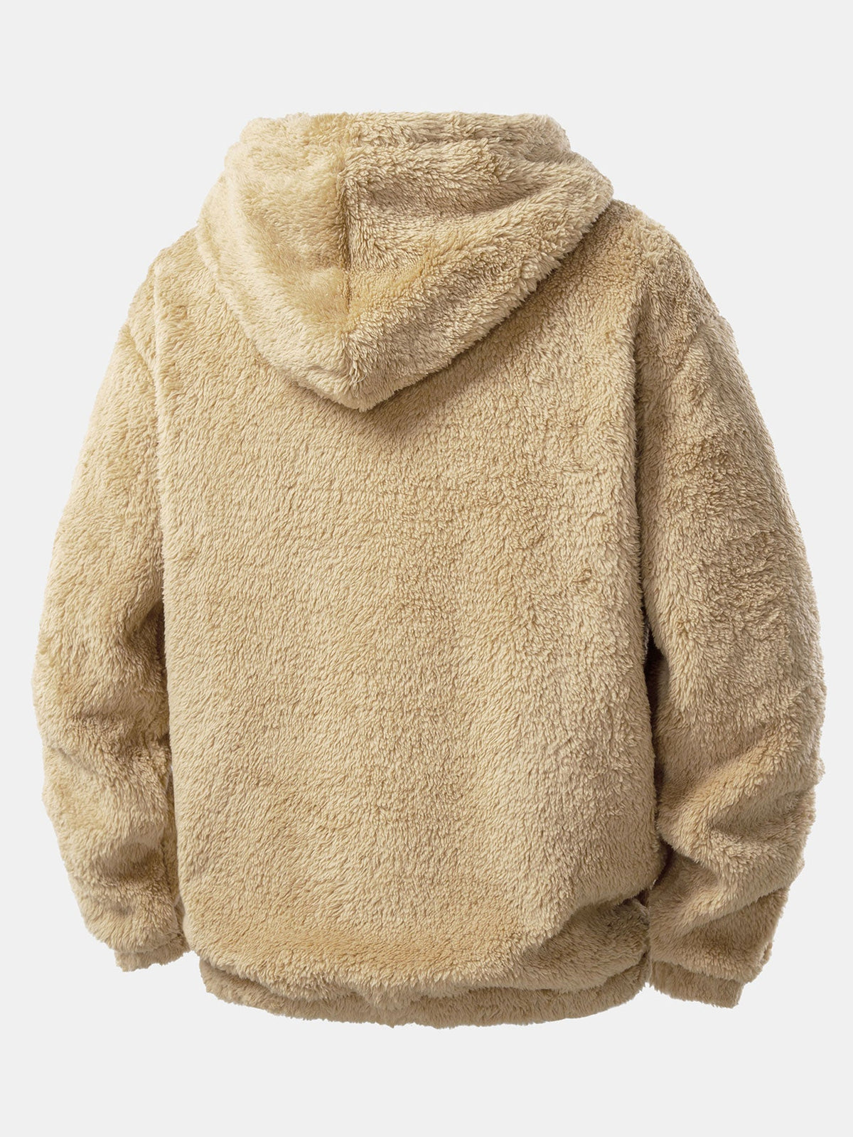 Men's Plush Teddy Fleece Hooded Jogger Set