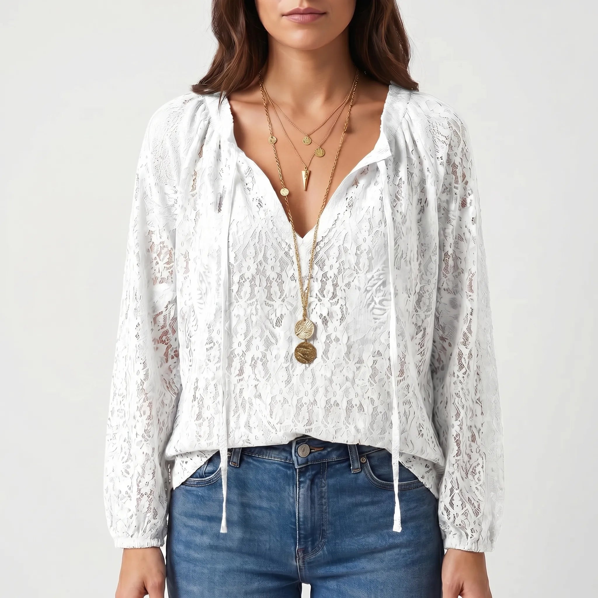 Boho Lace Blouse