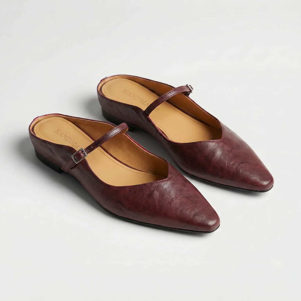 Pointed Toe Mary Jane Mules