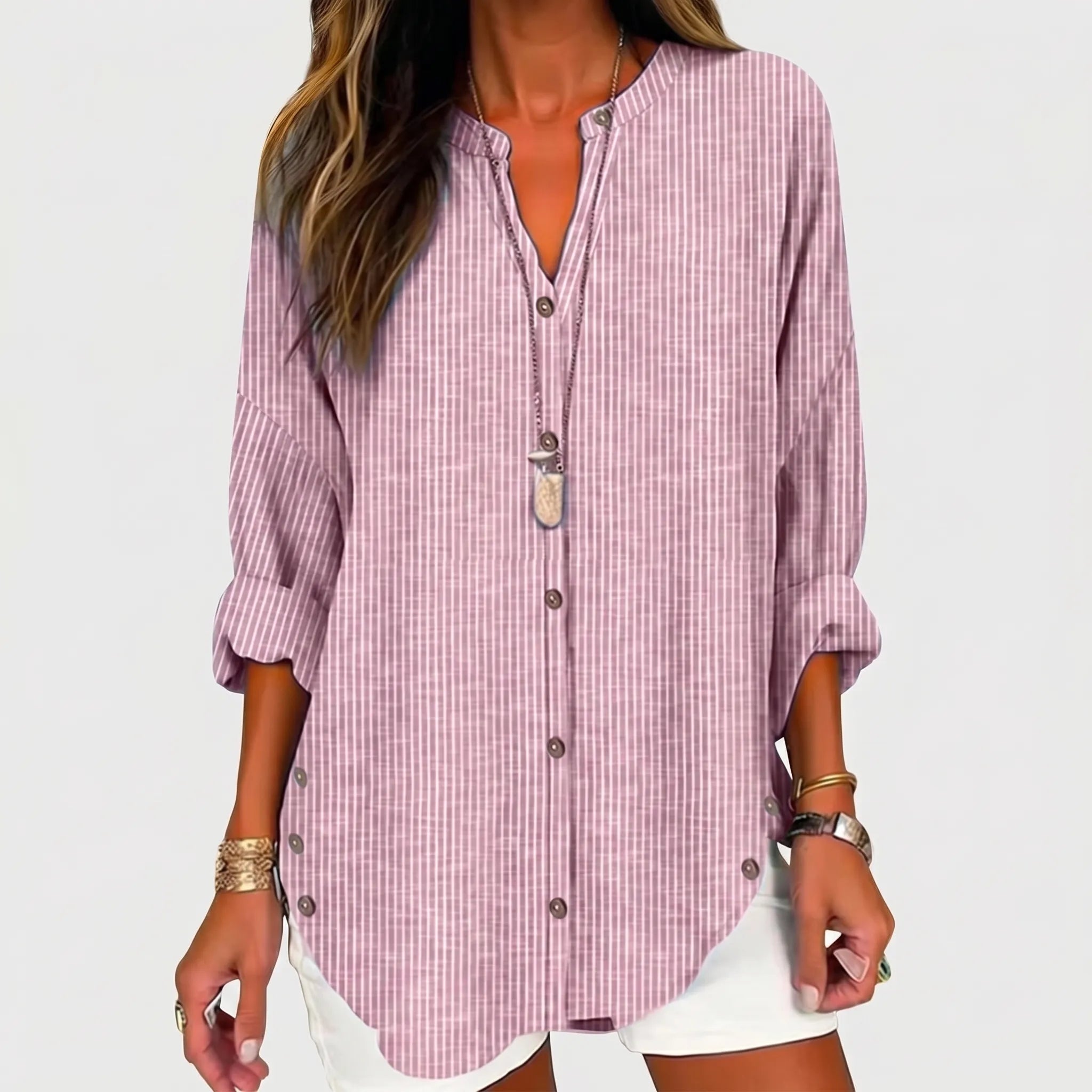 Striped Tunic Blouse