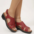 Cutout Platform Sandals