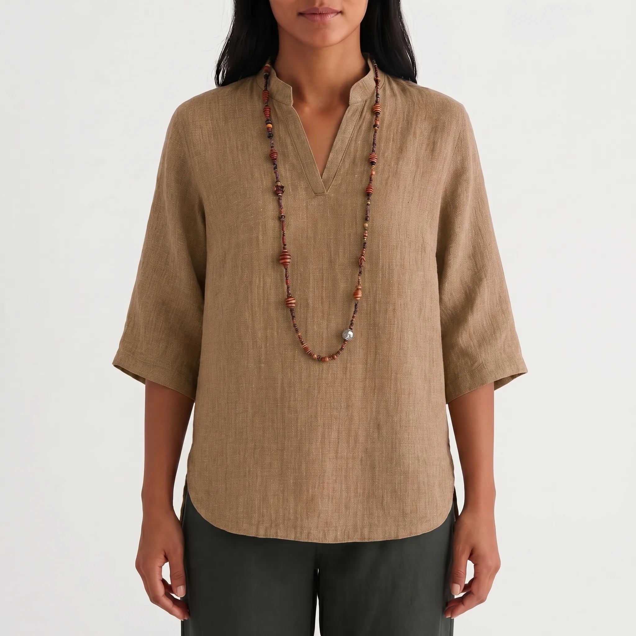 Linen Tunic Top