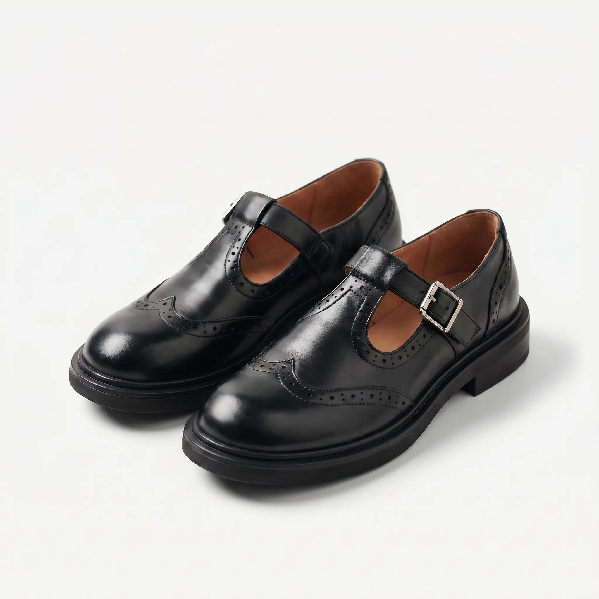 Brogue Mary Jane Shoes