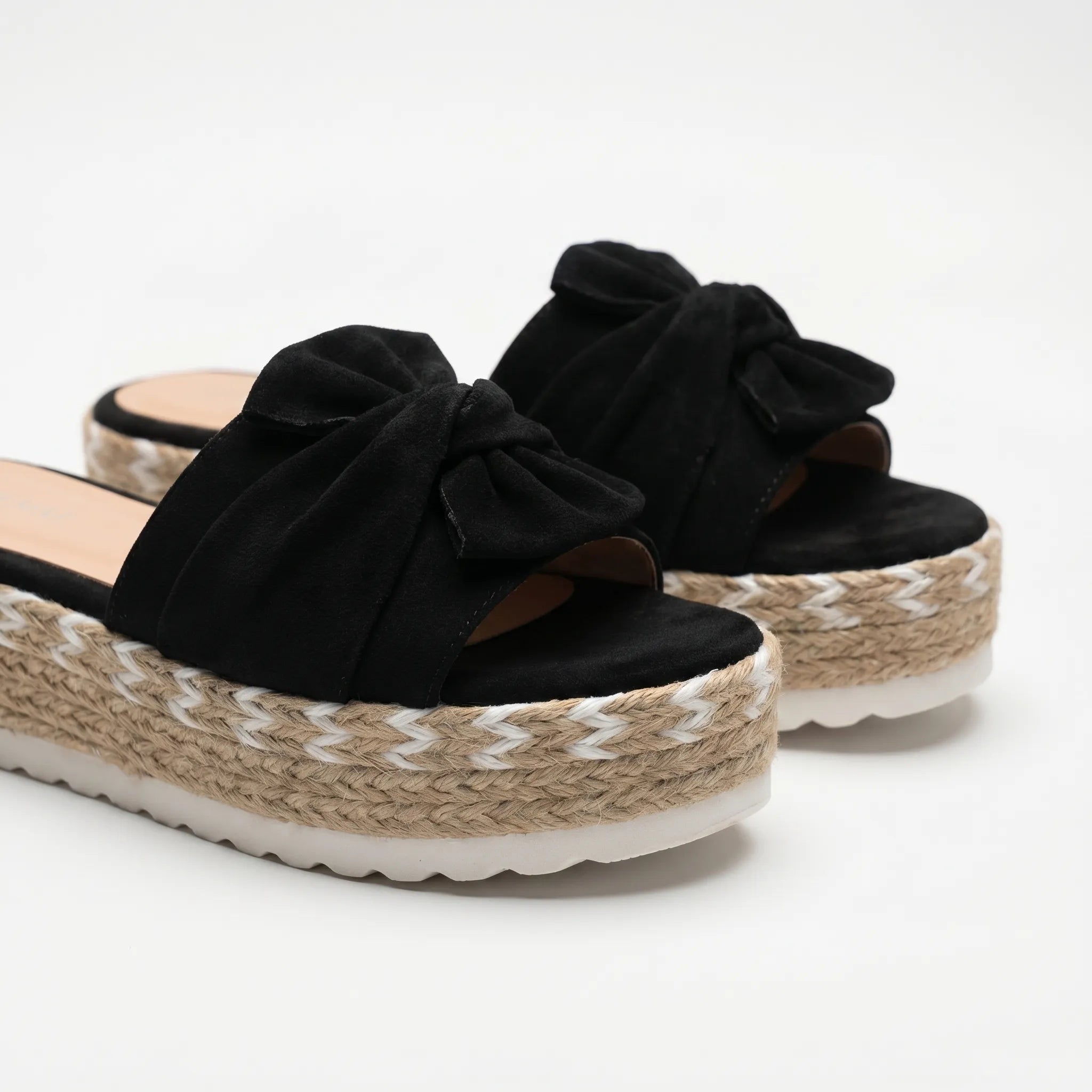 Bow Platform Sandals