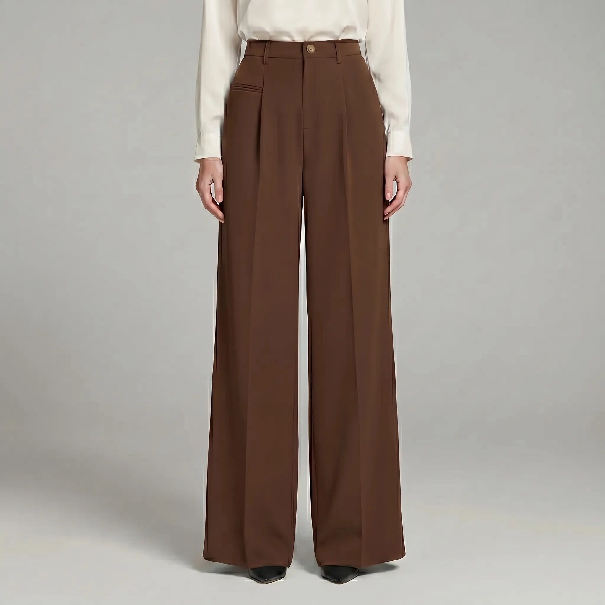 Women's Pleated Palazzo Pants Wide Leg