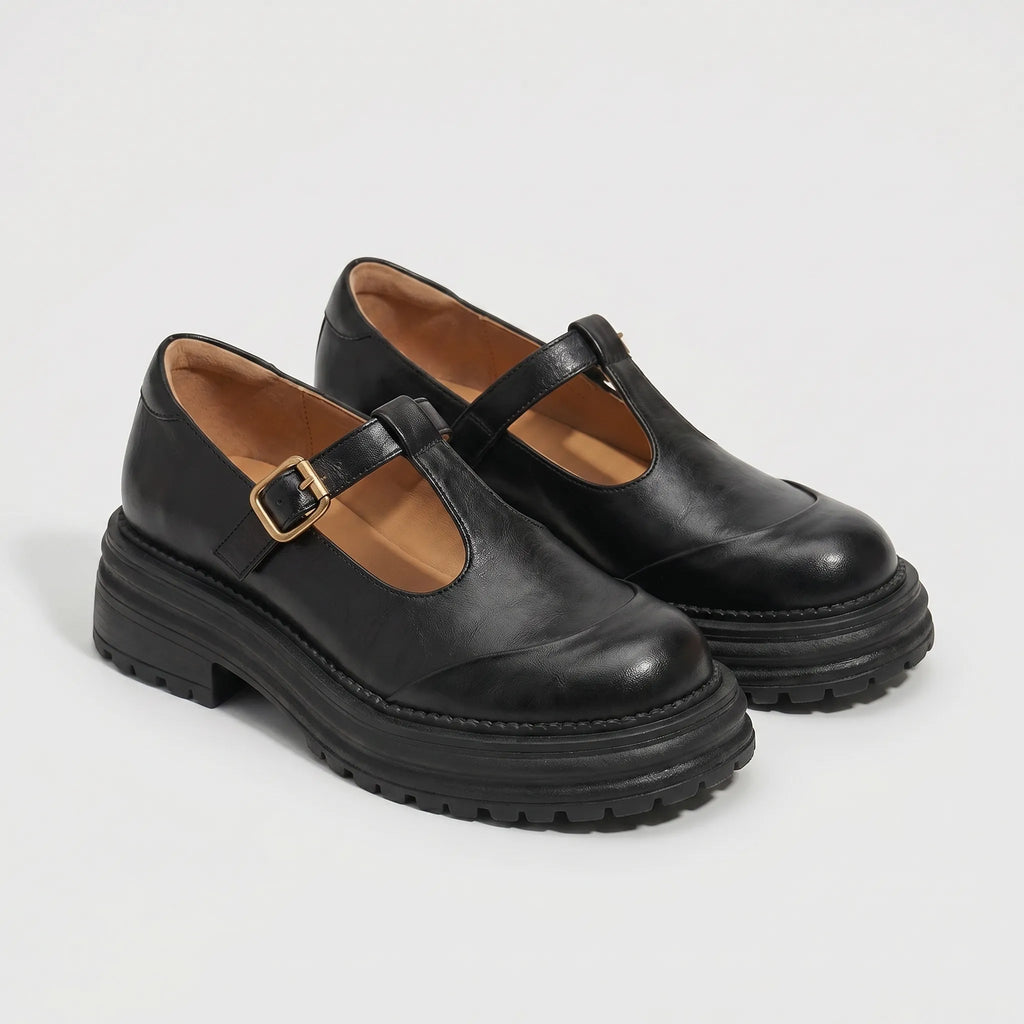 T-Strap Platform Mary Janes