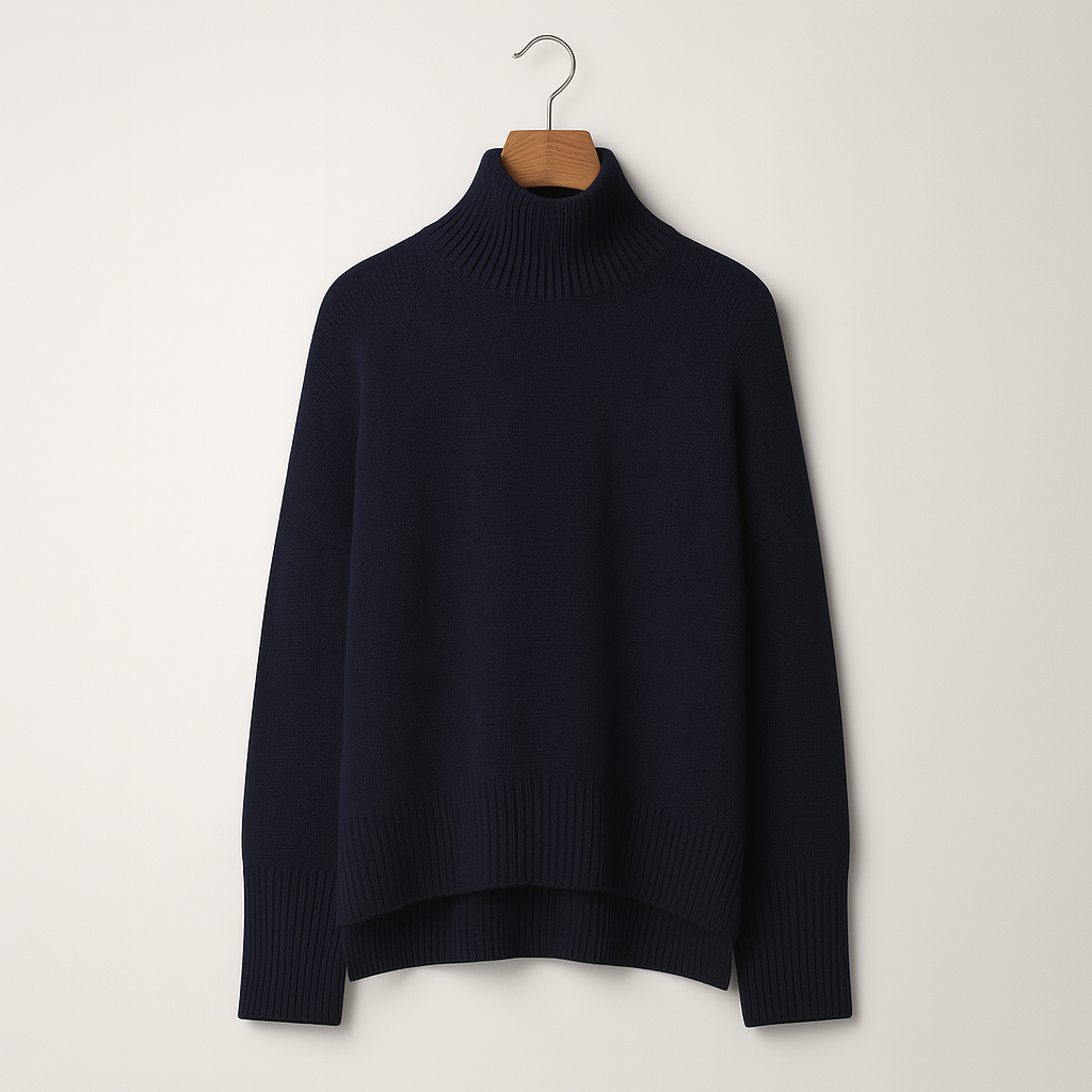 Women's Cashmere-Blend Roll-Neck Sweater