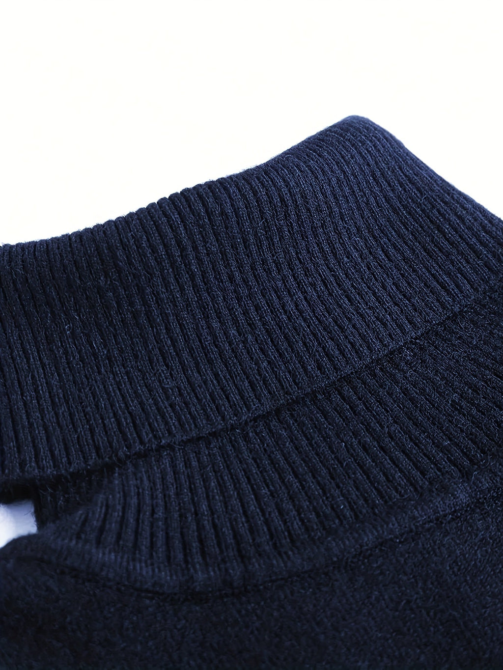 Men's High Neck Tailored Turtleneck Sweater
