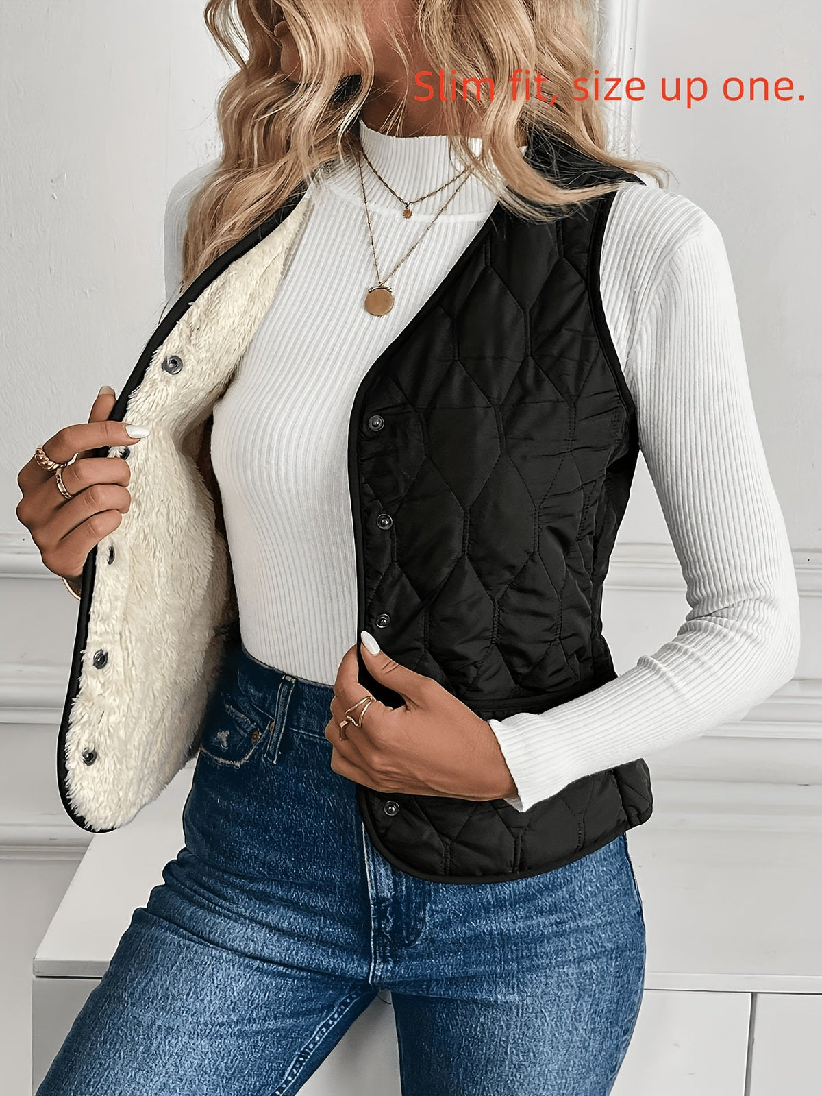 Women's Reversible Quilted Vest