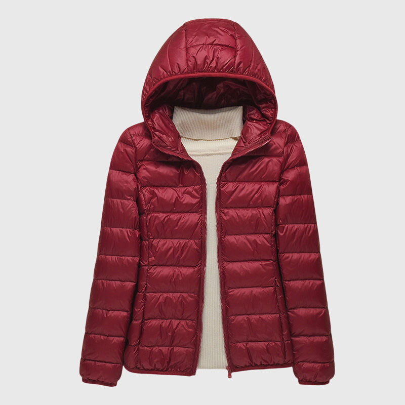 Women's Ultra-Light Hooded Quilted Jacket