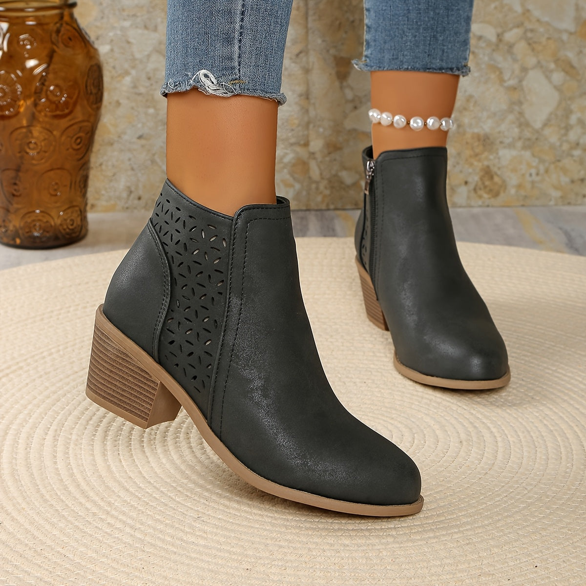 Women's Orthopedic Laser-Cut Boots