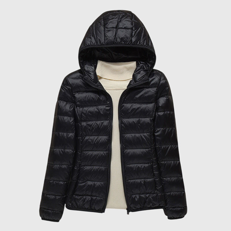 Women's Ultra-Light Hooded Quilted Jacket
