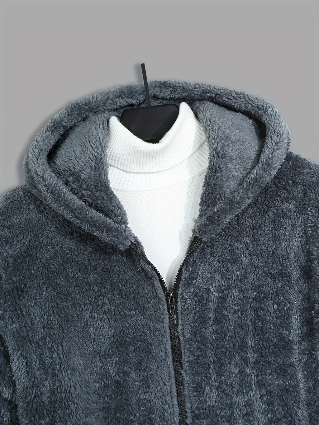 Women's Soft Plush Hooded Full-Zip Jacket