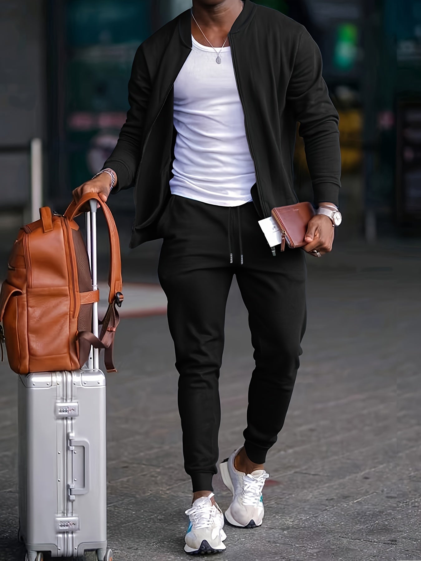 Men's Lightweight Zip Tracksuit