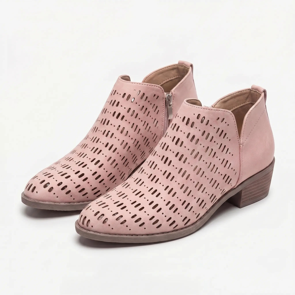 Cutout Ankle Boots